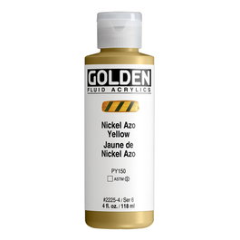 Golden Peinture Acrylique Fluide Amarillo De Nickel Azo 118 ml