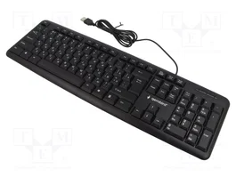 GEMBIRD Clavier Informatique Noir RU Layout USB A