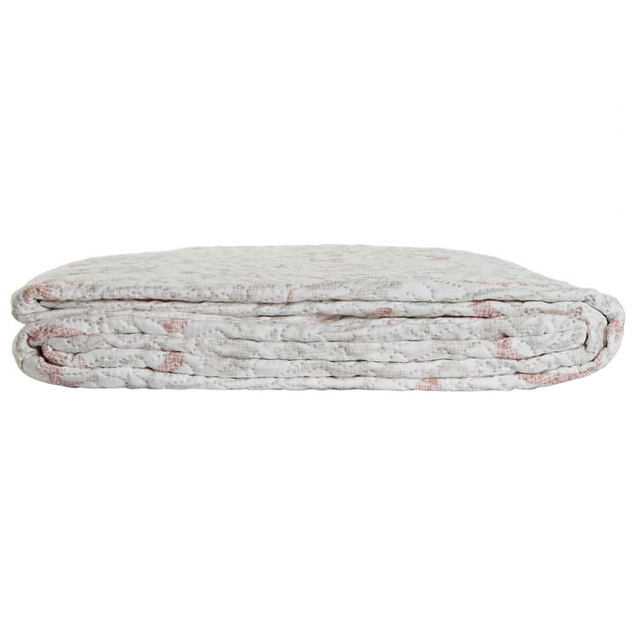 Couvre-lit DKD Home Decor Marron Beige Lit 1 persone 180 x 260 x 1 cm