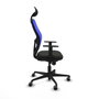 Piqueras y Crespo Chaise de Bureau avec Appui-tête Jorquera 1D036G1 Noir