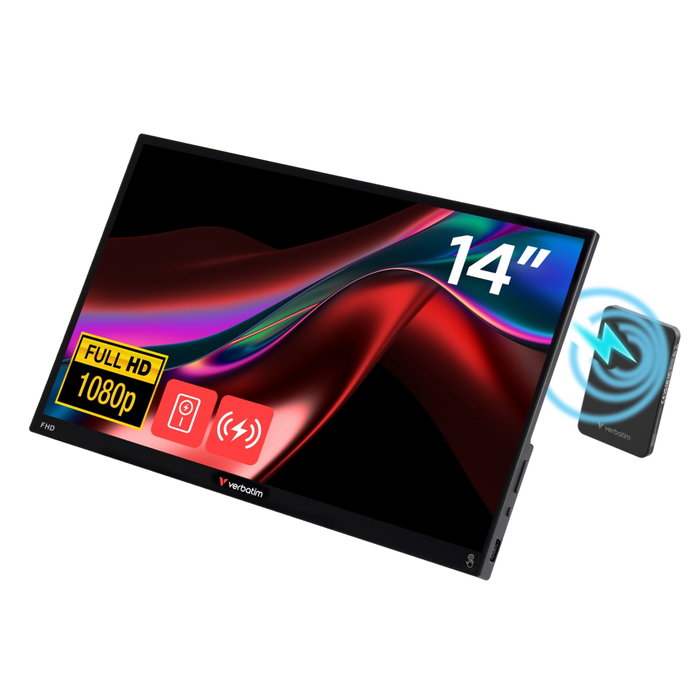 Verbatim Monitor LIGHT avec Powerbank 32088 Black 35,6 cm (14 pouces) inevitable