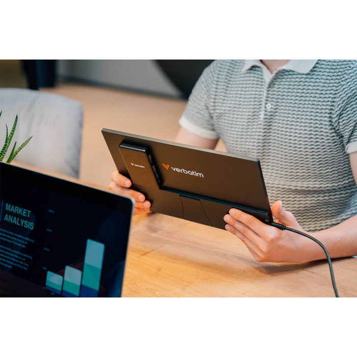 Verbatim Monitor LIGHT avec Powerbank 32088 Black 35,6 cm (14 pouces) inevitable