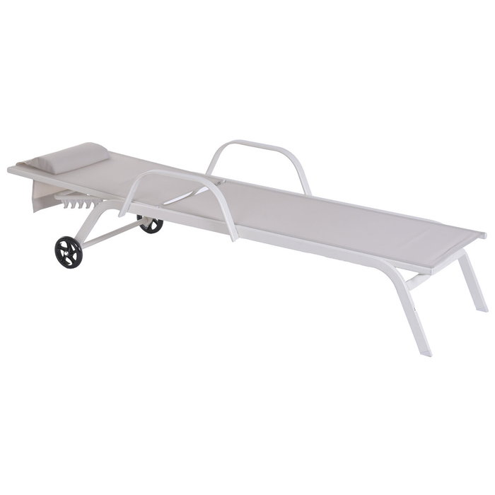 Chaise longue Home ESPRIT Crème 199 X 63 X 101 CM