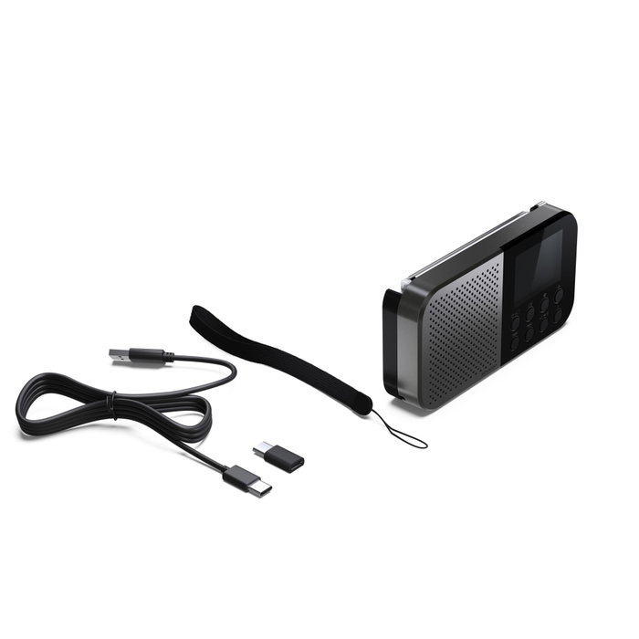 Sharp DR-P520 Osaka Radio numérique portable, Noir