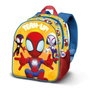 Karactermania Sac à dos 3D Spider-Man Team-up pour enfant, 26 x 11 x 31 cm, compartiment unique, bretelles rembourrées