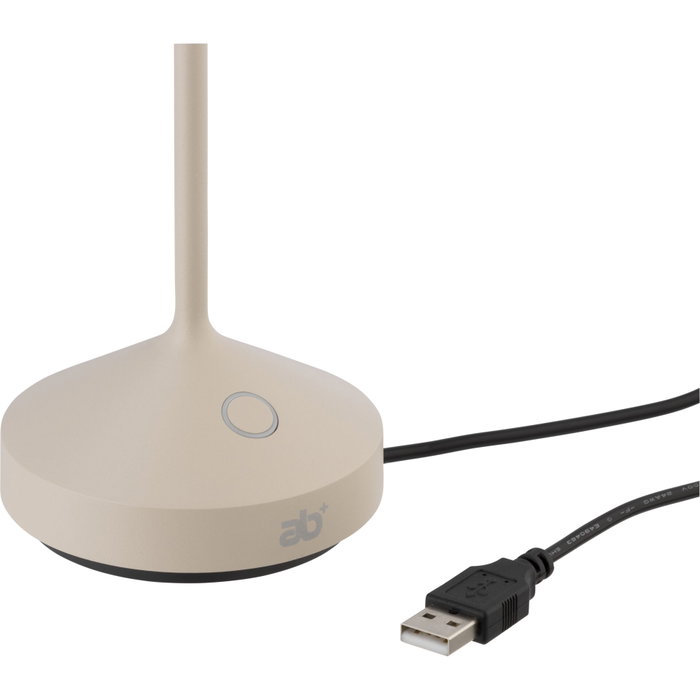 ab+ Tempo Mini Lampe de table portable sable ab+ Tempo Mini Lampe de table portable sable