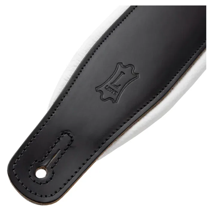 LEVYS Correa Amped Leather Series 3" - Noire et Blanche