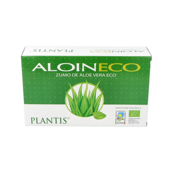 PLANTIS Aloin Jus d'Aloe Vera Écologique - 20 Ampoules PLANTIS Aloin Jus d'Aloe Vera Écologique - 20 Ampoules