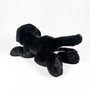 DEQUBE Peluche Labrador Noir Couché 25cm BOCALAN – Anglais, Portugais, Espagnol