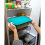 Pyrex Cook & Store Lot de 3 plats rectangulaires en verre avec couvercles, Vert
