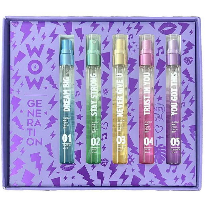 Kids Euroswan Brume Corporelle Parfumée Wow Generation, 5 pièces Kids Euroswan Brume Corporelle Parfumée Wow Generation, 5 pièces