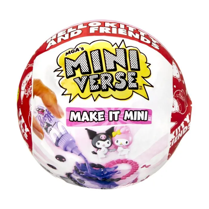 MGA's Miniverse - Make It Mini SANRIO Série 2 - Repliques Miniatures Hello Kitty - Jeu de Collection - Dès 8 Ans MGA's Miniverse - Make It Mini SANRIO Série 2 - Repliques Miniatures Hello Kitty - Jeu de Collection - Dès 8 Ans