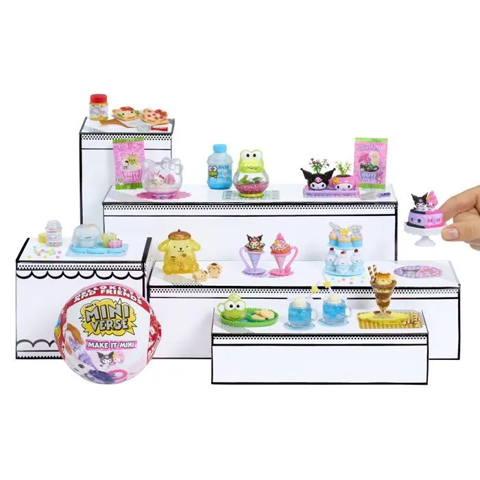MGA's Miniverse - Make It Mini SANRIO Série 2 - Repliques Miniatures Hello Kitty - Jeu de Collection - Dès 8 Ans MGA's Miniverse - Make It Mini SANRIO Série 2 - Repliques Miniatures Hello Kitty - Jeu de Collection - Dès 8 Ans