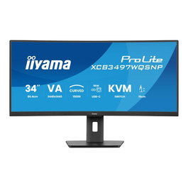 Iiyama Ecran PC XCB3497WQSNP-B1 34" UltraWide QHD (3440x1440) 144 Hz, 1 ms, DisplayHDR 400, USB-C, HDMI, DisplayPort