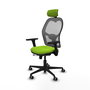 Chaise de Bureau avec Appui-tête Jorquera Piqueras y Crespo 3D036G2 Pistache