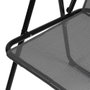 Home Deco Factory Chaise Pliable Grise H.75 cm