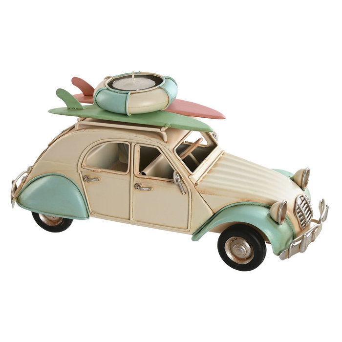 Home ESPRIT Figurine Décorative Vintage Bleu Vert Rose (3 Unités)