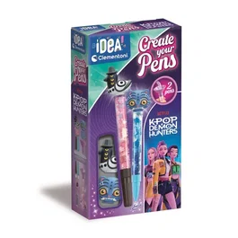 Clementoni Crée tes Stylos - Coffret Kpop Demon Hunters - Sussy & Derpy