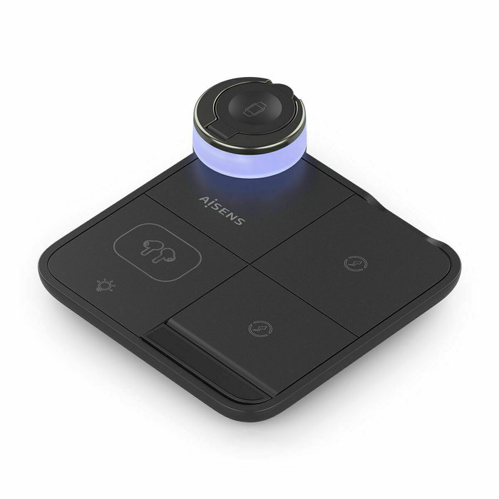 Chargeur sans fil Aisens 4IN1 15WACCS Noir 15 W 50 W