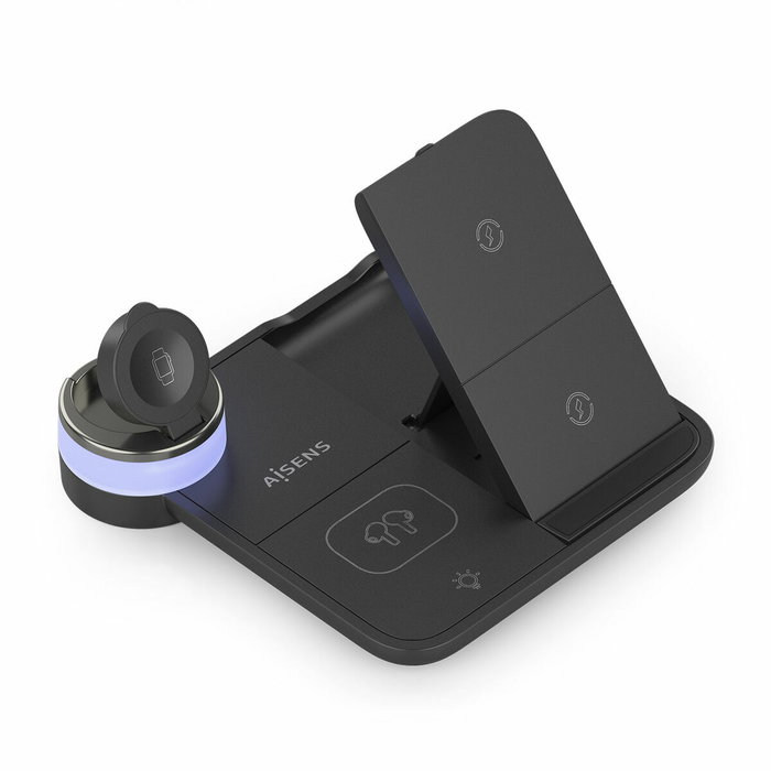 Chargeur sans fil Aisens 4IN1 15WACCS Noir 15 W 50 W