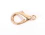 Innspiro Lot de 100 fermoirs mousquetons métalliques dorés 4x15mm