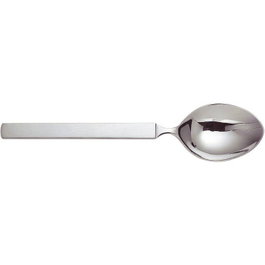 Alessi Set de 6 cuillères à dessert Dry en acier inoxydable 18/10, manche mat et corps brillant