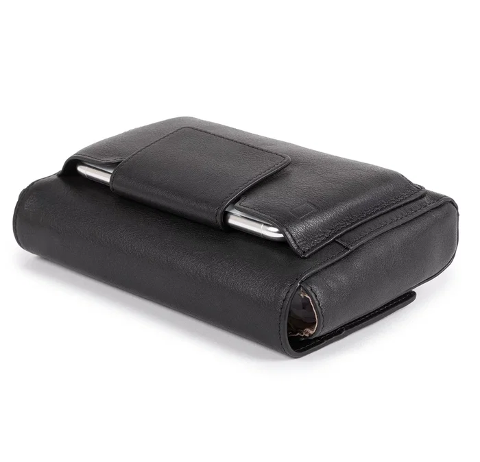 Piquadro Dafne Sac à main en cuir Noir 19 cm Piquadro Dafne Sac à main en cuir Noir 19 cm