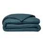Today Housse de couette TODAY Essential pour 2 personnes, 240 x 260 cm, 100% Coton uni, couleur Paon