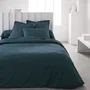 Today Housse de couette TODAY Essential pour 2 personnes, 240 x 260 cm, 100% Coton uni, couleur Paon