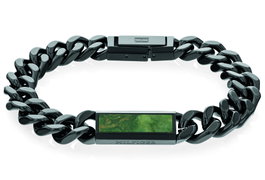 Tommy Hilfiger Bracelet en Acier Inoxydable Noir 25cm