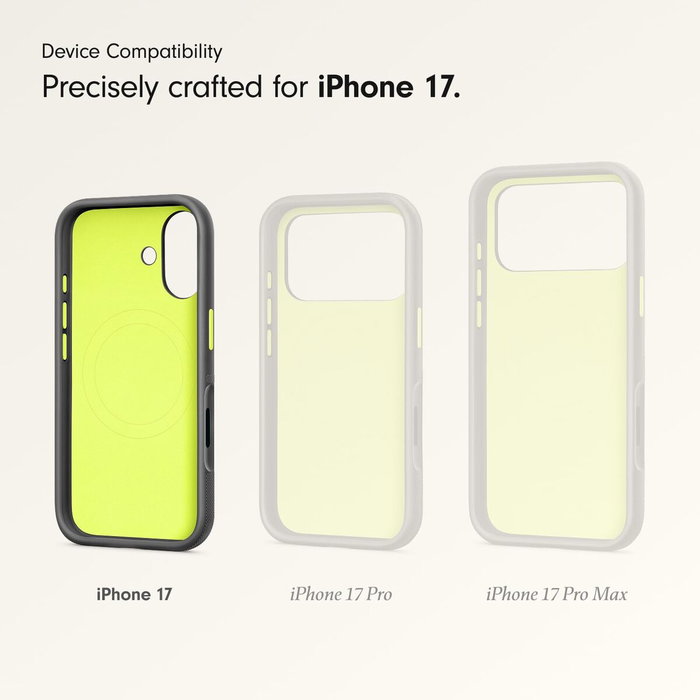 Protection pour téléphone portable Apple iPhone 17 Noir