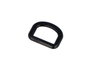 Innspiro Anneaux en forme de D en Plastique Noir, 24,6 mm (Lot de 5)