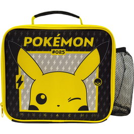KIDS LICENSING Sac isotherme Pikachu Pokemon pour goûter ou déjeuner, dimensions 20 x 23 x 9 cm