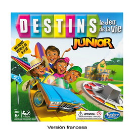 Hasbro Games Jeu The Game of Life Junior Version Française E6678 Jeu de Société et d'Aventures pour Enfants à Partir de 5 Ans