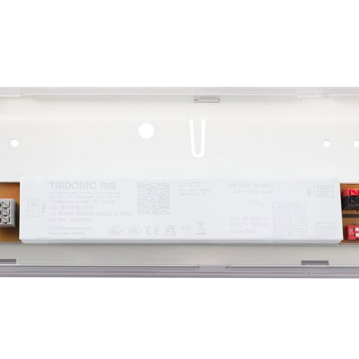 Tridonic Luminaire LED étanche enchaînable 60W 7200Lm CCT IP65