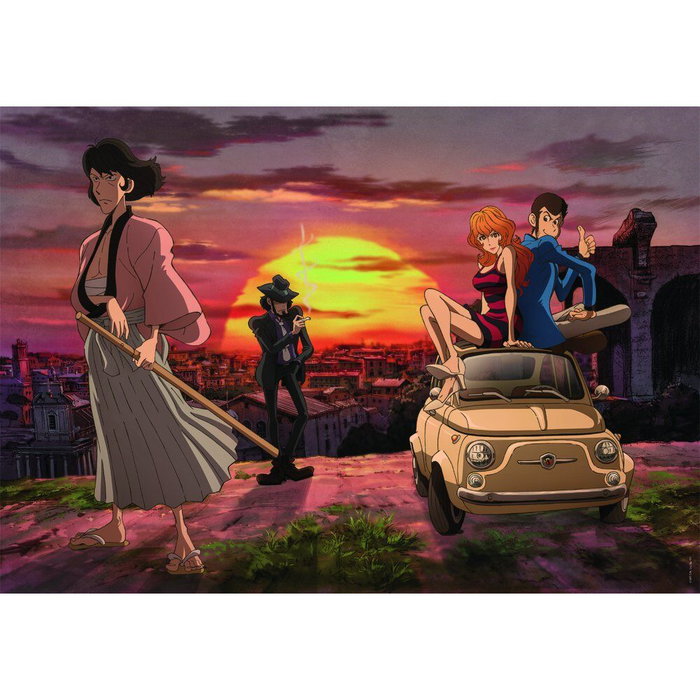 Clementoni - Puzzle Lupin III 1000 pièces - 70 x 50 cm
