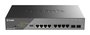 D-Link DSS-200G - Commutateur Gigabit PoE++ 8 ports pour Surveillance IP, livraison PoE jusqu'à 250 m, design fanless sans bruit, 130 W, VLAN Auto, protection 6 kV