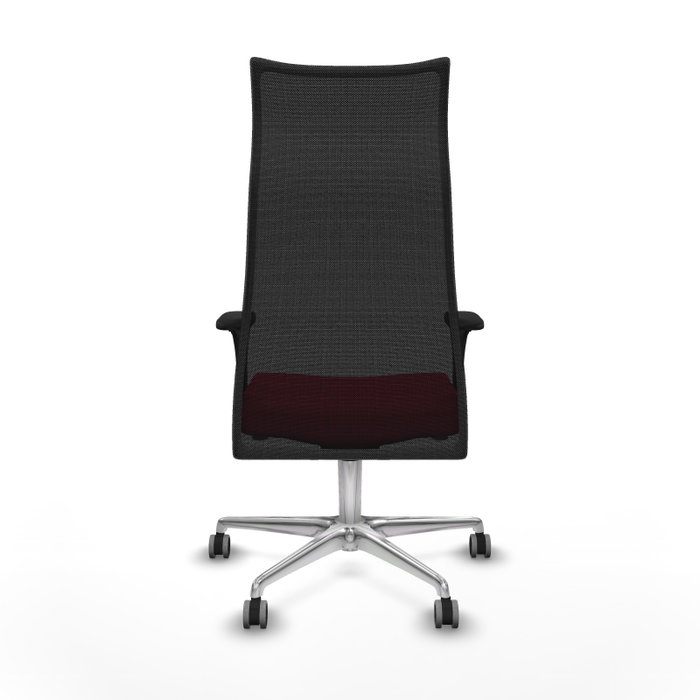 Piqueras y Crespo Chaise de Bureau Albacete XL Rouge et Noir