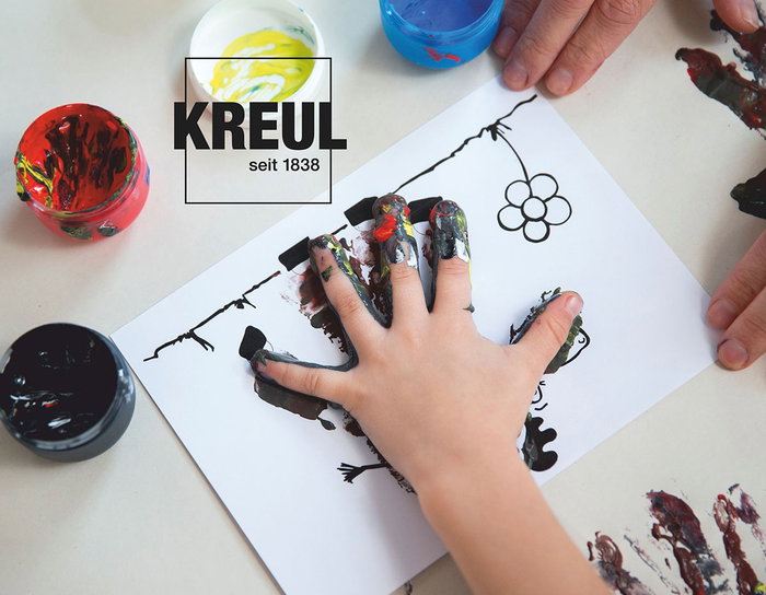 Kreul Kit peinture à doigts MUCKI