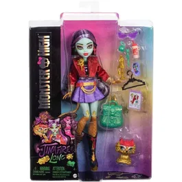 Monster High Poupee Jinafire Long Dragon, Poupée Articulée avec 7 Accessoires et Animal de Compagnie, Jouet pour Enfants à partir de 3 Ans