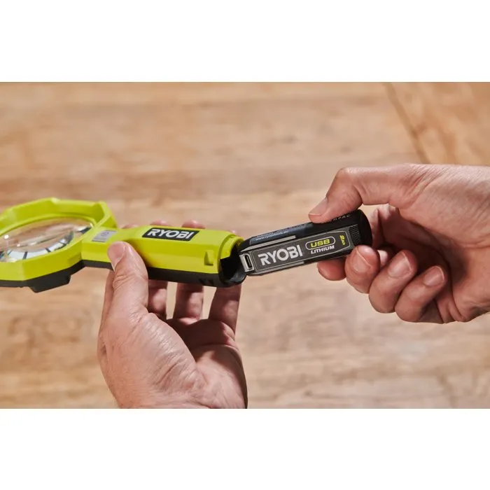 Ryobi Loupe éclairée 4V USB Lithium x3 LED RML4-0