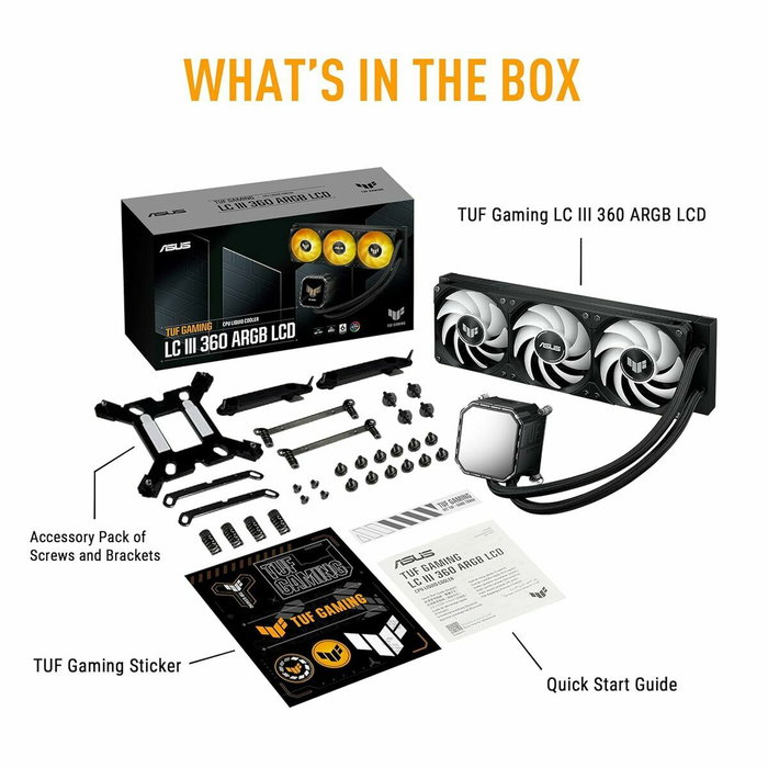 Kit de refroidissement liquide Asus 90RC01A1-B0EAY0