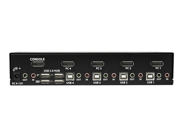 StarTech.com Switch KVM DisplayPort 4 Ports 4K 60Hz SV431DPUA2 StarTech.com Switch KVM DisplayPort 4 Ports 4K 60Hz SV431DPUA2