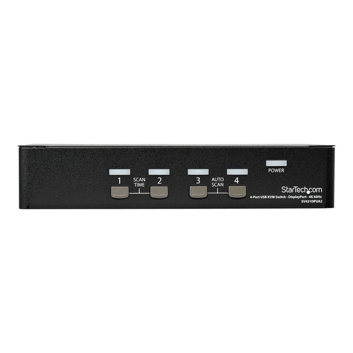 StarTech.com Switch KVM DisplayPort 4 Ports 4K 60Hz SV431DPUA2 StarTech.com Switch KVM DisplayPort 4 Ports 4K 60Hz SV431DPUA2