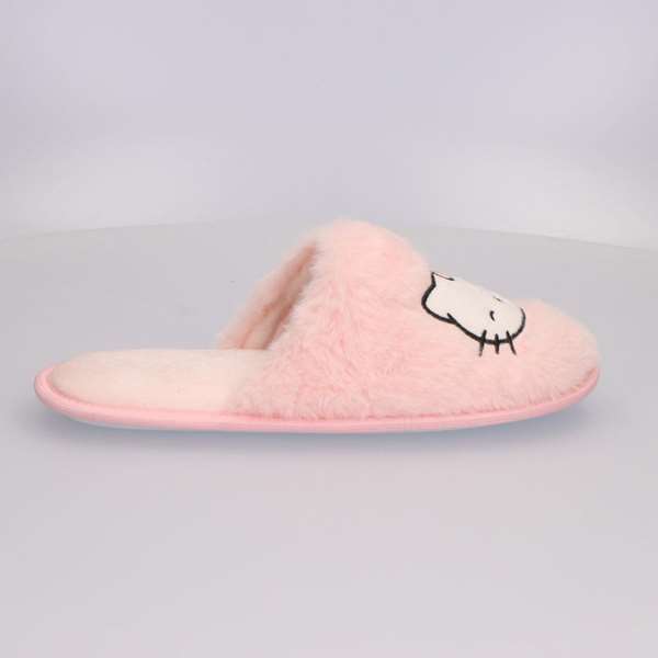 Cerdà Zapatillas de casa abierta Hello Kitty Chaussons d'intérieur ouverts pour fille Rose Taille 30-31 Âge 3 ans