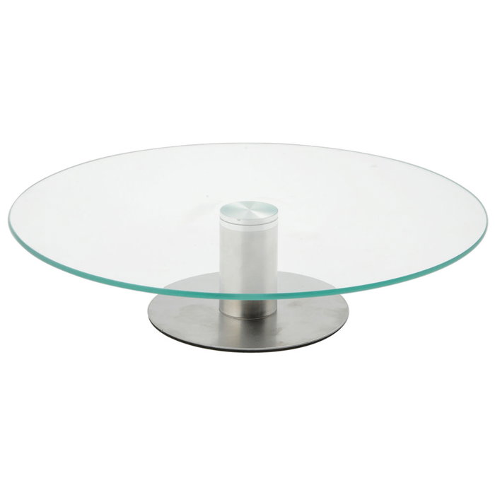 Day Fonte Giratoria en verre et acier inoxydable 30 cm Day Fonte Giratoria en verre et acier inoxydable 30 cm