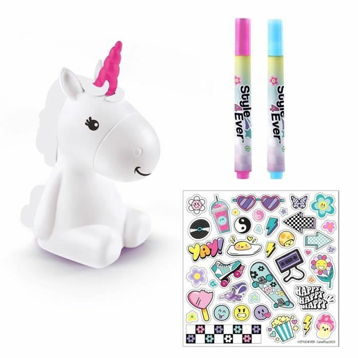 Canal Toys Licorne Y2K DIY Lumineuse à décorer - Edition Collector Canal Toys Licorne Y2K DIY Lumineuse à décorer - Edition Collector
