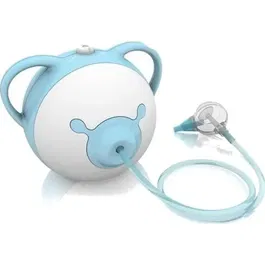 Nosiboo Pro - Mouche-bébé électrique (Aspirateur nasal) pour bébé et nourrisson, puissance d'aspiration élevée - Bleu