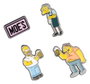 Grupo Erik Les Simpson pins Set de 4 Moe's Tavern