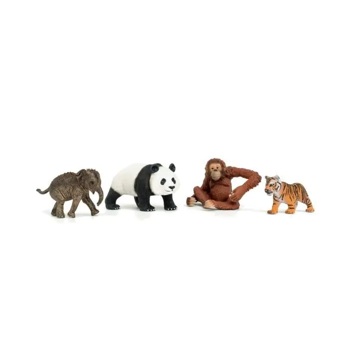 Schleich 42736 Mes Premiers Animaux d'Asie - Figurines Wild Life pour enfants dès 3 ans Schleich 42736 Mes Premiers Animaux d'Asie - Figurines Wild Life pour enfants dès 3 ans